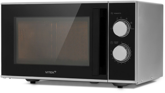 Микроволновая Печь Vitek VT-MW0823 23л. 900Вт серебристый/черный