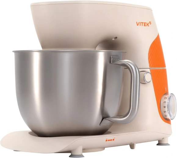 Миксер планетарный Vitek VT-PM0331 1800Вт кремовый/оранжевый Миксер планетарный Vitek VT-PM0331 1800Вт кремовый/оранжевый
