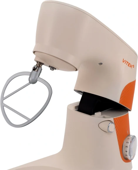 Миксер планетарный Vitek VT-PM0331 1800Вт кремовый/оранжевый Миксер планетарный Vitek VT-PM0331 1800Вт кремовый/оранжевый