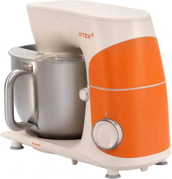 Миксер планетарный Vitek VT-PM0331 1800Вт кремовый/оранжевый Миксер планетарный Vitek VT-PM0331 1800Вт кремовый/оранжевый