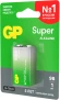 Батарея GP Super Alkaline 1604AA21-5CRSBC1 9V (1шт) блистер