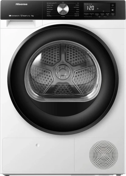 Сушильная машина Hisense DH3S702UWDE пан.англ. кл.энер.:A++ макс.загр.:7кг белый