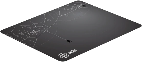 Коврик для мыши Cactus Spider gray черный 250x200x3мм (CS-MP-D13S)