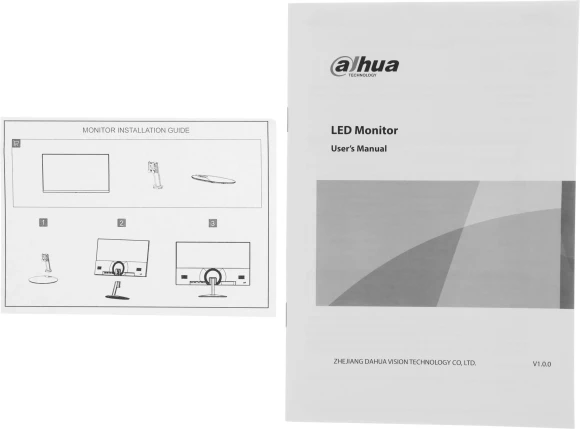 Монитор Dahua 23.8" DHI-LM24-A201Y черный IPS LED 5ms 16:9 HDMI матовая 1200:1 250cd 178гр/178гр 1920x1080 75Hz VGA FHD 2.79кг