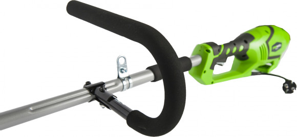 Триммер электрический Greenworks GST1246 1200Вт разбор.штан. реж.эл.:леска/нож