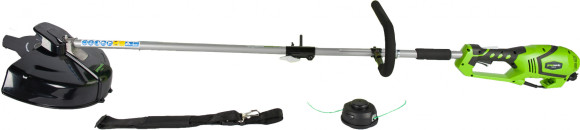 Триммер электрический Greenworks GST1246 1200Вт разбор.штан. реж.эл.:леска/нож