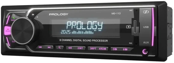 Автомагнитола Prology MG-110 1DIN 4x55Вт v5.1 USB 2.0 AUX DSP 4 (PRMG110)