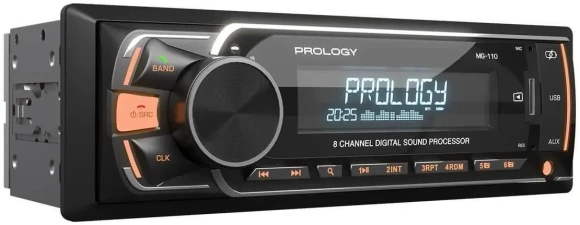Автомагнитола Prology MG-110 1DIN 4x55Вт v5.1 USB 2.0 AUX DSP 4 (PRMG110)