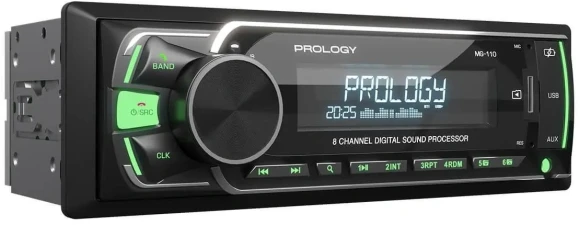 Автомагнитола Prology MG-110 1DIN 4x55Вт v5.1 USB 2.0 AUX DSP 4 (PRMG110)