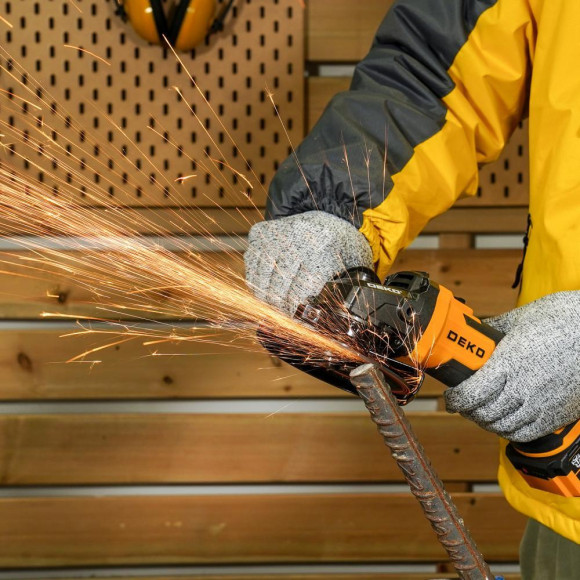 Углошлифовальная машина Deko DKAG20-125 8500об/мин рез.шпин.:M14 d=125мм (063-2151)