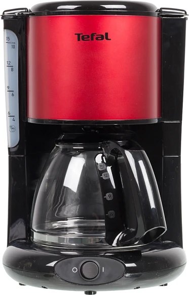 Кофеварка капельная Tefal CM361E38 1200Вт красный