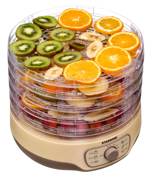 Сушка для фруктов и овощей Starwind SFD2520 5под. 250Вт бежевый