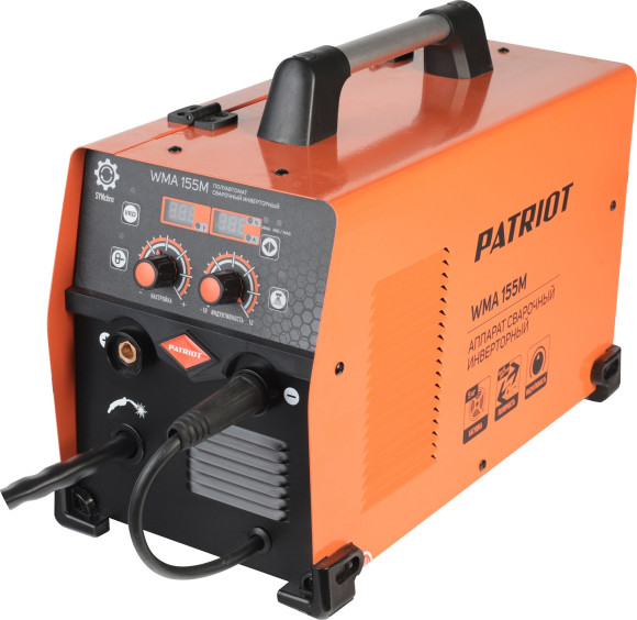 Сварочный полуавтомат Patriot WMA 155 M инвертор MIG-MAG/ММА 6.2кВт