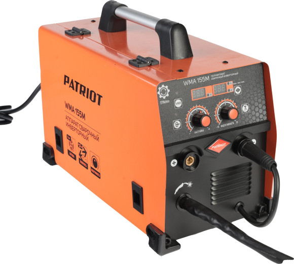 Сварочный полуавтомат Patriot WMA 155 M инвертор MIG-MAG/ММА 6.2кВт