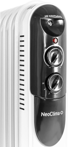 Радиатор масляный Neoclima NC 9309 2000Вт белый