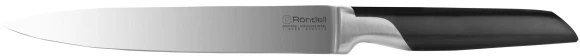Нож кухонный Rondell Brando RD-1436 стальной поварской лезв.200мм прямая заточка черный блистер