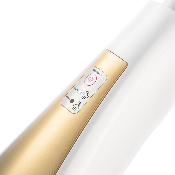 Швабра паровая Kitfort KT-1014 1300Вт золотистый/белый Швабра паровая Kitfort KT-1014 1300Вт золотистый/белый