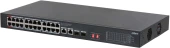 Коммутатор Dahua DH-S3228-24GT-240 (L2) 26x1Гбит/с 2xКомбо(1000BASE-T/SFP) 24PoE 240W неуправляемый Коммутатор Dahua DH-S3228-24GT-240 (L2) 26x1Гбит/с 2xКомбо(1000BASE-T/SFP) 24PoE 240W неуправляемый
