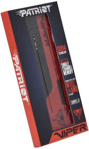 Память DDR4 16Gb 3600MHz Patriot PVE2416G360C0 Viper Elite II RTL Gaming PC4-28800 CL20 DIMM 288-pin 1.35В с радиатором Ret