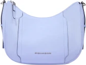 Сумка седло женская Piquadro Lyra BD6658W92T/VI 10.9" лавандовая нейлон/натур.кожа