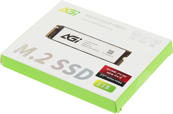 Накопитель SSD AGi PCIe 4.0 x4 2TB AGI2T0G43AI818 M.2 2280 Накопитель SSD AGi PCIe 4.0 x4 2TB AGI2T0G43AI818 M.2 2280