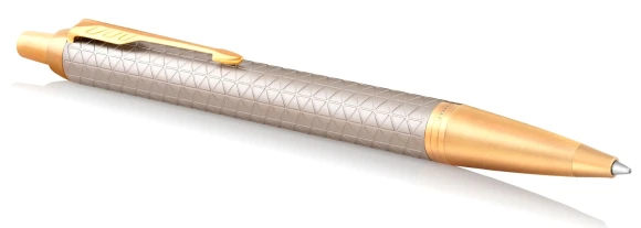 Ручка шариков. Parker IM Premium K323 (CW1931687) Grey GT M син. черн. подар.кор.