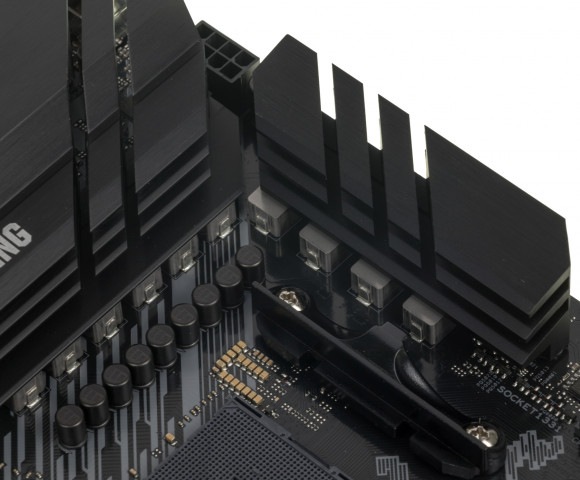 Материнская плата Asus TUF GAMING B550M-PLUS Soc-AM4 AMD B550 4xDDR4 mATX AC`97 8ch(7.1) 2.5Gg RAID+HDMI+DP