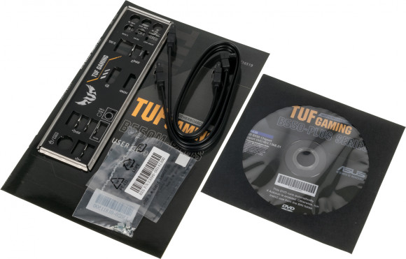 Материнская плата Asus TUF GAMING B550M-PLUS Soc-AM4 AMD B550 4xDDR4 mATX AC`97 8ch(7.1) 2.5Gg RAID+HDMI+DP