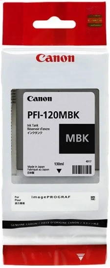 Картридж струйный Canon PFI-120MBK 2884C001 черный матовый (130мл) для Canon imagePROGRAF TM-200/205 Картридж струйный Canon PFI-120MBK 2884C001 черный матовый (130мл) для Canon imagePROGRAF TM-200/205