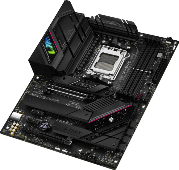 Материнская плата Asus ROG STRIX B650E-F GAMING WIFI Socket AM5 AMD B650 4xDDR5 ATX AC`97 8ch(7.1) 2.5Gg RAID+HDMI+DP