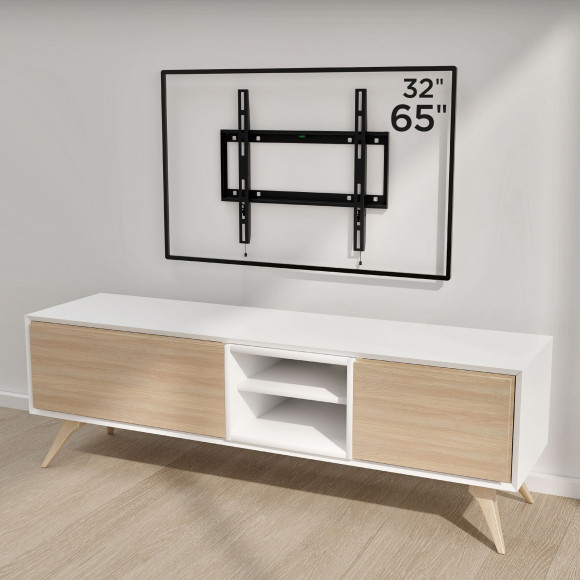 Кронштейн для телевизора Holder LCD-F4610 черный 32"-65" макс.60кг настенный фиксированный Кронштейн для телевизора Holder LCD-F4610 черный 32"-65" макс.60кг настенный фиксированный