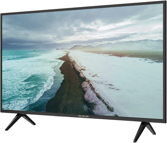 Телевизор LED PolarLine 43" 43PL51STC-SM черный FULL HD 60Hz DVB-T DVB-T2 DVB-C DVB-S2 USB WiFi Smart TV (RUS)