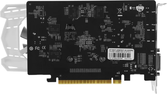 Видеокарта Afox PCI-E 3.0 AF1050TI-4096D5H7-V8 NVIDIA GeForce GTX 1050TI 4Gb 128bit GDDR5 1291/7000 DVIx1 HDMIx1 DPx1 HDCP Ret Видеокарта Afox PCI-E 3.0 AF1050TI-4096D5H7-V8 NVIDIA GeForce GTX 1050TI 4Gb 128bit GDDR5 1291/7000 DVIx1 HDMIx1 DPx1 HDCP Ret