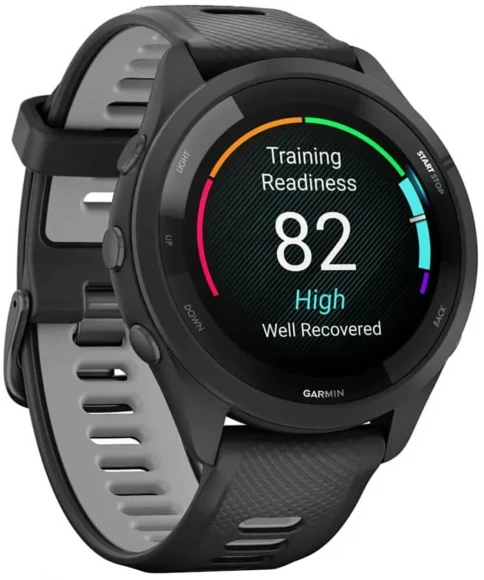 Смарт-часы Garmin Forerunner 965 47мм 1.4" AMOLED корп.черный рем.черный/желтый разм.брасл.:135-205мм (010-02809-12)