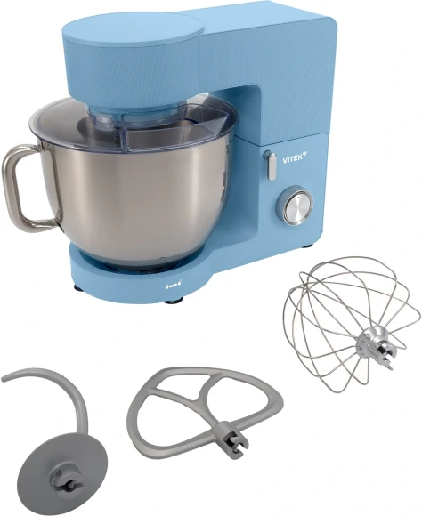 Миксер планетарный Vitek VT-PM0555 2200Вт голубой
