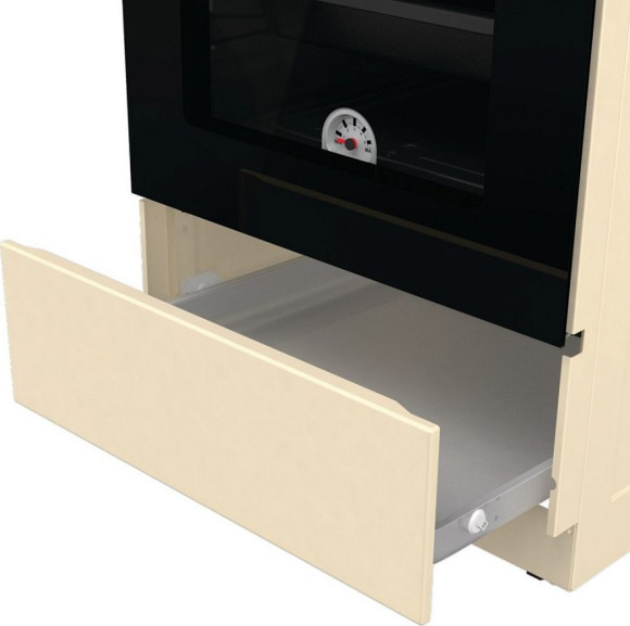 Плита Газовая Gorenje GG5A21BEF бежевый (стеклянная крышка) реш.чугун