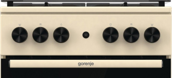 Плита Газовая Gorenje GG5A21BEF бежевый (стеклянная крышка) реш.чугун