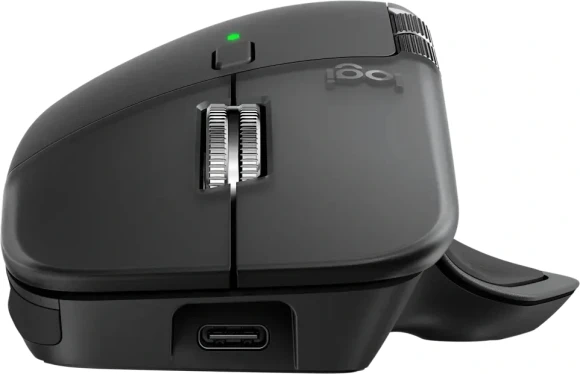 Мышь Logitech MX Master 4 графитовый оптическая 8000dpi беспров. BT/Radio USB для ноутбука 8but (910-007565)