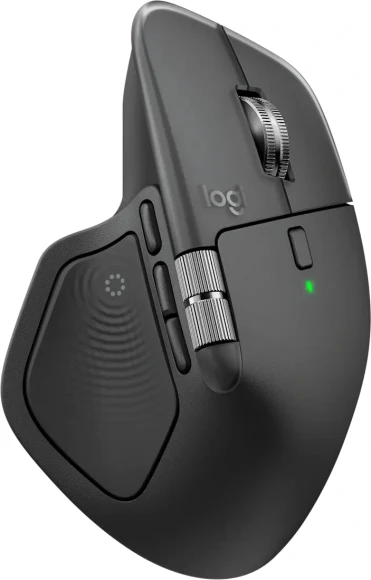 Мышь Logitech MX Master 4 графитовый оптическая 8000dpi беспров. BT/Radio USB для ноутбука 8but (910-007565)