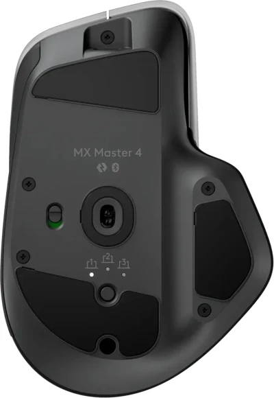 Мышь Logitech MX Master 4 графитовый оптическая 8000dpi беспров. BT/Radio USB для ноутбука 8but (910-007565)