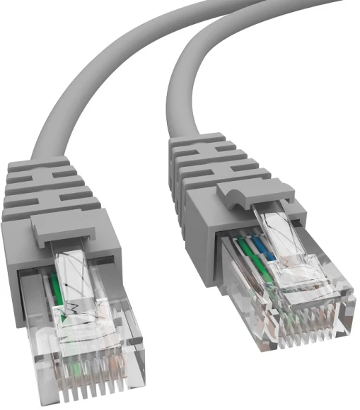 Патч-корд NTSS NTSS-PC-UTP-RJ45-5e-2.0-LSZH-GY UTP RJ-45 вил.-вилка RJ-45 кат.5E 2м серый LSZH 26AWG