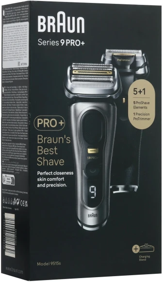 Бритва сетчатая Braun 9515s реж.эл.:5 питан.:аккум. серебристый
