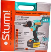 Дрель-шуруповерт Sturm! CD3224L аккум. патрон:быстрозажимной (кейс в комплекте)