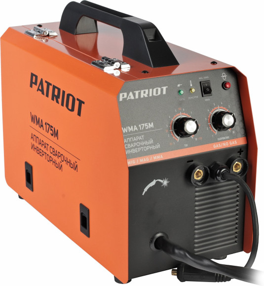 Сварочный полуавтомат Patriot WMA 175 M инвертор MIG-MAG/ММА 6.7кВт Сварочный полуавтомат Patriot WMA 175 M инвертор MIG-MAG/ММА 6.7кВт