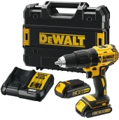 Дрель-шуруповерт DeWalt DCD778S2T 340Вт аккум. патрон:быстрозажимной (кейс в комплекте) (DCD778S2T-QW) Дрель-шуруповерт DeWalt DCD778S2T 340Вт аккум. патрон:быстрозажимной (кейс в комплекте) (DCD778S2T-QW)