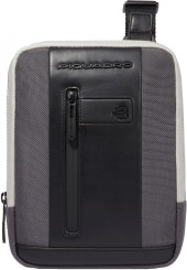 Сумка Piquadro Brief2 Special CA3084BR2S/GRN серая/черная нейлон/натур.кожа