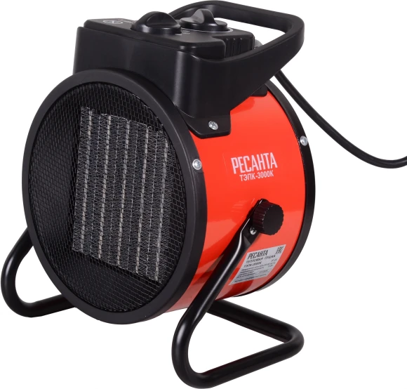 Тепловая пушка электрическая Ресанта ТЭПК-3000K 3000Вт красный