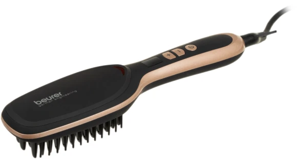 Расческа-выпрямитель Beurer HS60 45Вт черный макс.темп.:200С покрытие:керамическое (591.10)