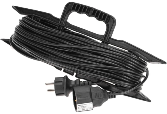 Удлинитель силовой PROconnect PROc-Uc (13-4914) 3x0.75кв.мм 1розет. 20м ПВС 6A пласт.рамка черный