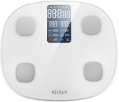 Весы напольные электронные Kitfort KT-808 макс.180кг белый Весы напольные электронные Kitfort KT-808 макс.180кг белый